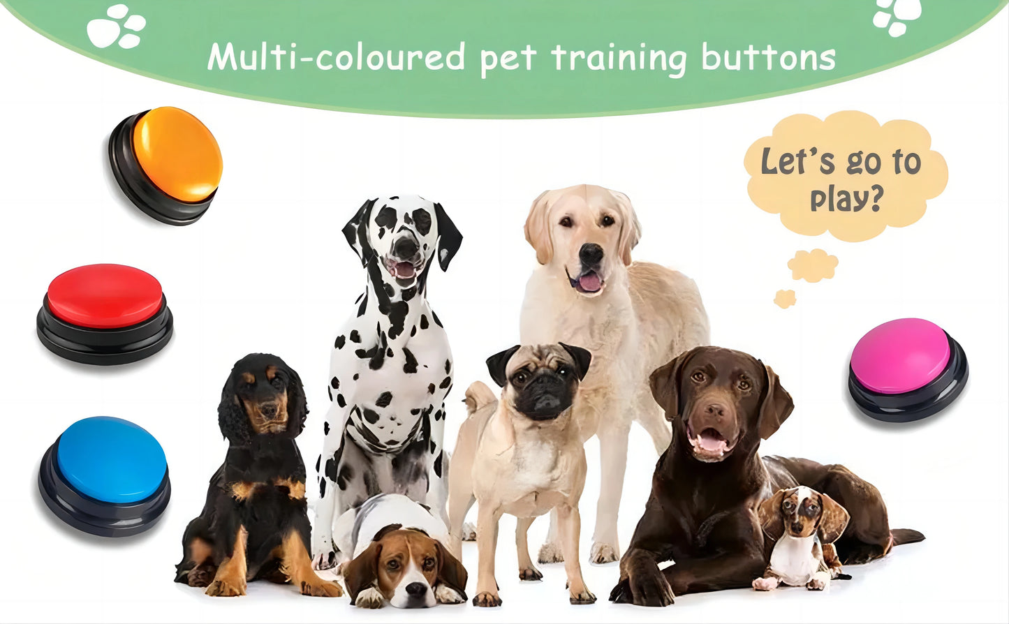 FUNNY PET TALKING BUTTONS