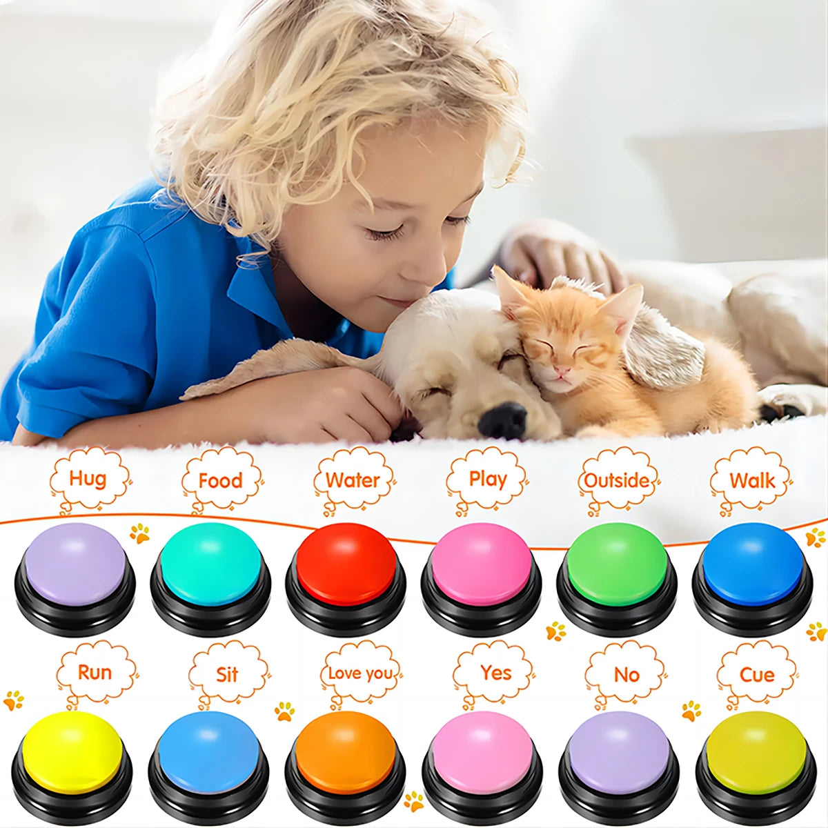 FUNNY PET TALKING BUTTONS